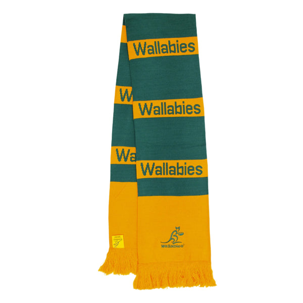 Wallabies Rugby Union Mens Adults Traditional Bar Scarf