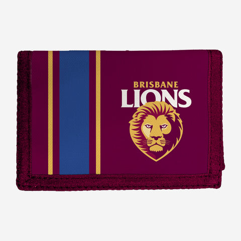 Brisbane Lions AFL GT Velcro Wallet