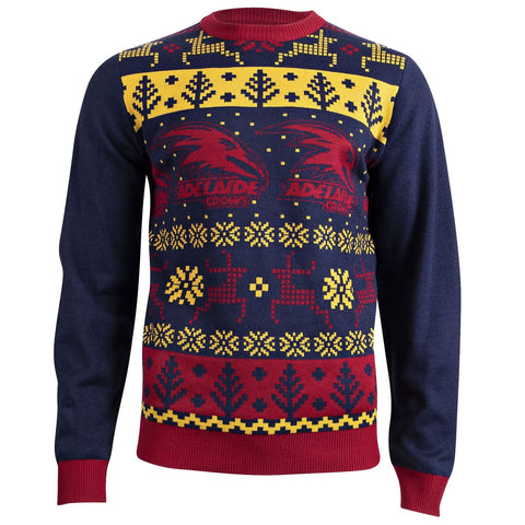 Adelaide Crows Mens Adult Ugly Christmas Sweater