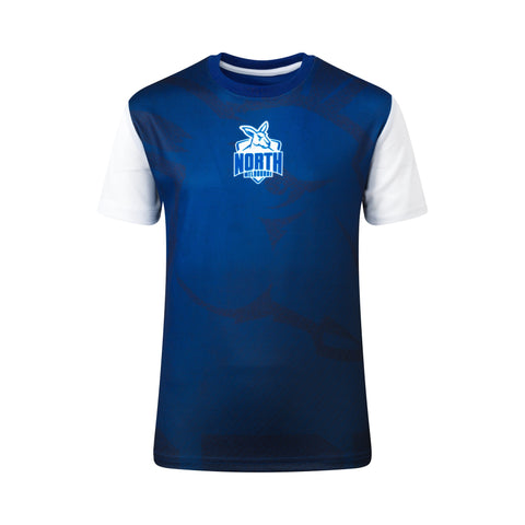 North Melbourne Kangaroos Youth Sublimated Sports Mesh Tee