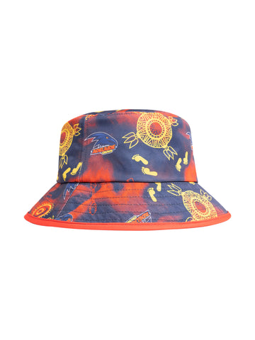 Adelaide Crows Mens Adults Indigenous Bucket Hat