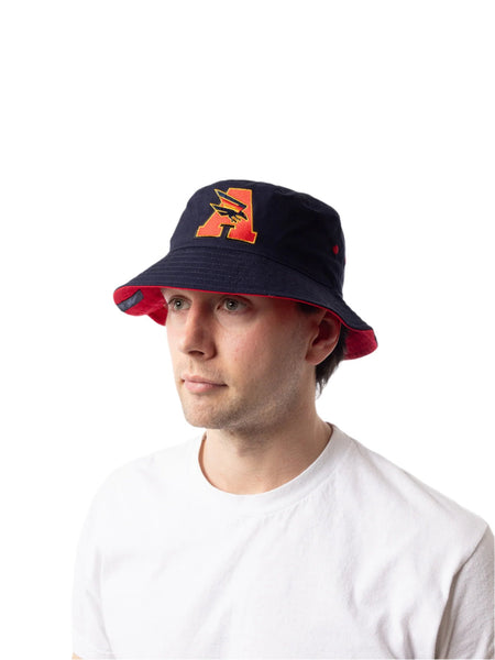 Adelaide Crows Mens Adults Letter Graphic Bucket Hat
