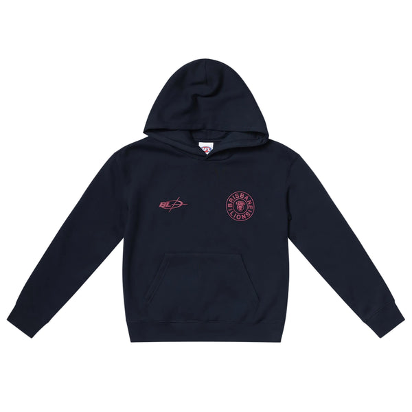 Brisbane Lions AFL Kids Youths Graphic Box Fit Hoodie