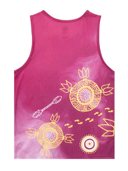 Brisbane Lions Mens Adults Indigenous Training Singlet