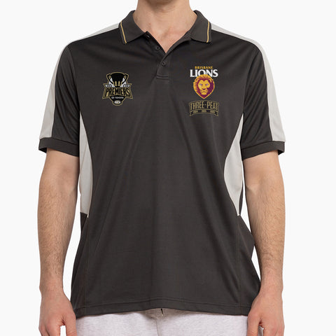 PREORDER - Brisbane Lions 2026 Premiers Mens Adults P1 Polo