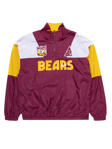 Brisbane Bears Mens Adults Throwback Windbreaker Pullover Jacket