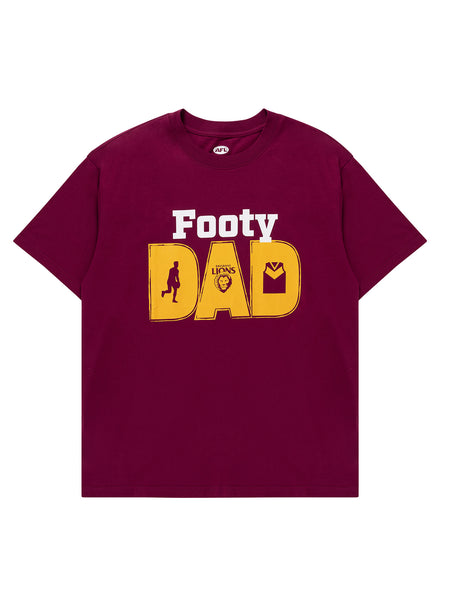 Brisbane Lions Mens Adults Dad Tee
