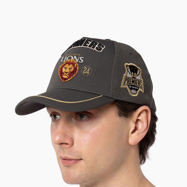 Brisbane Lions 2024 Premiers Mens Adults P1 Cap