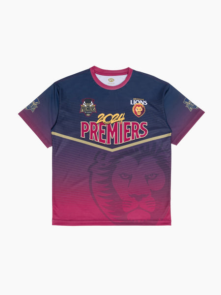 Brisbane Lions 2024 Premiers Mens Adults P3 Sublimated Tee