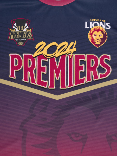 Brisbane Lions 2024 Premiers Mens Adults P3 Sublimated Tee