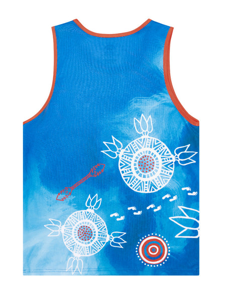 Western Bulldogs Mens Adults Indigenous Training Singlet