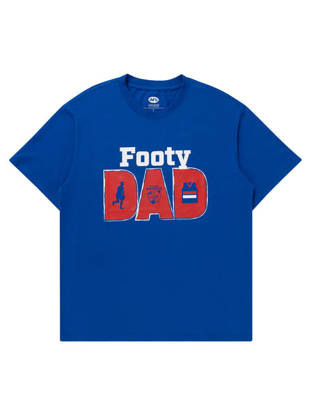 Western Bulldogs Mens Adults Dad Tee