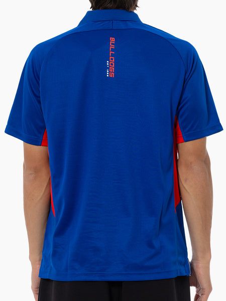 Western Bulldogs Mens Adults Active Polo Shirt