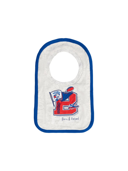 Western Bulldogs Baby Infants Footy Fan Romper Bib Booties Gift Set