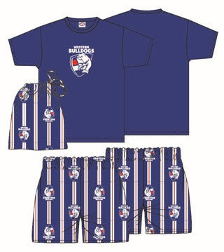 Western Bulldogs Youth Game Day Pyjamas PJ Set