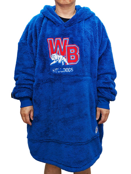 Western Bulldogs Flanket Sherpie Over Sized Blanket Hoodie
