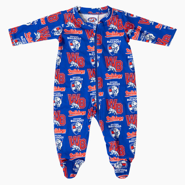 Western Bulldogs AFL Baby Infant Coverall Romper Onesie