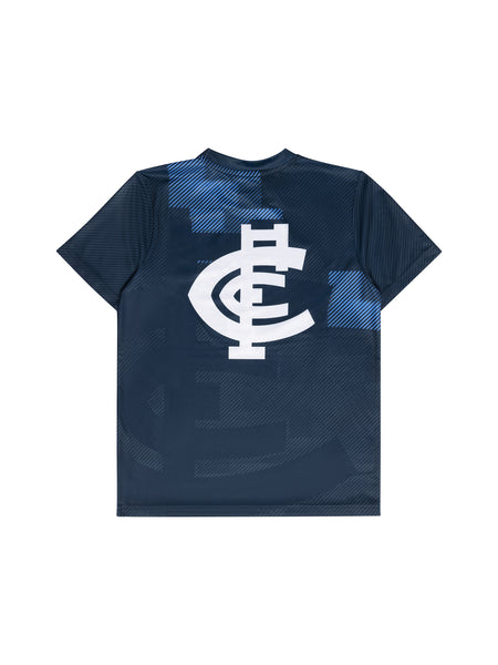 Carlton Blues Boys Youth Polyester All Over Tee