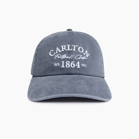 Carlton Blues Mens Adults Wash Dad Cap