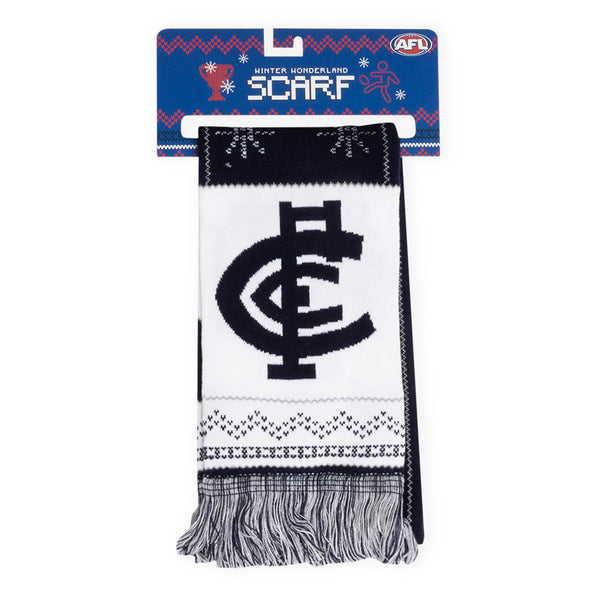Carlton Blues Mens Adults Winter Wonderland Ugly Scarf