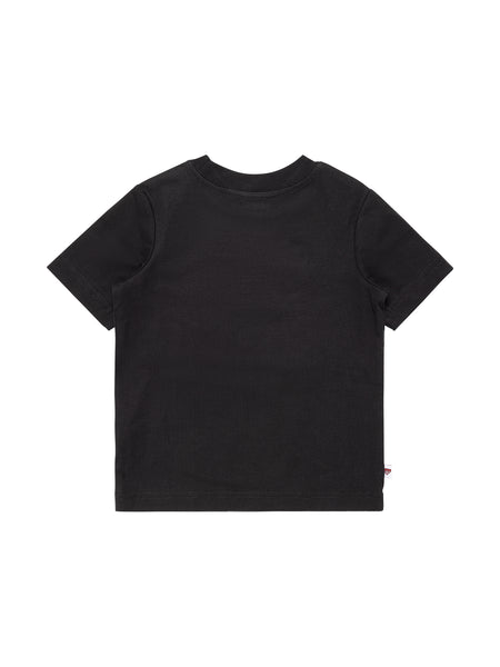 Collingwood Magpies Boys Youth Oversize Crop Logo Tee