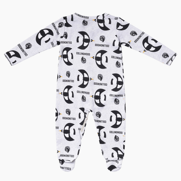 Collingwood Magpies AFL Baby Newborn Coverall Romper Onesie
