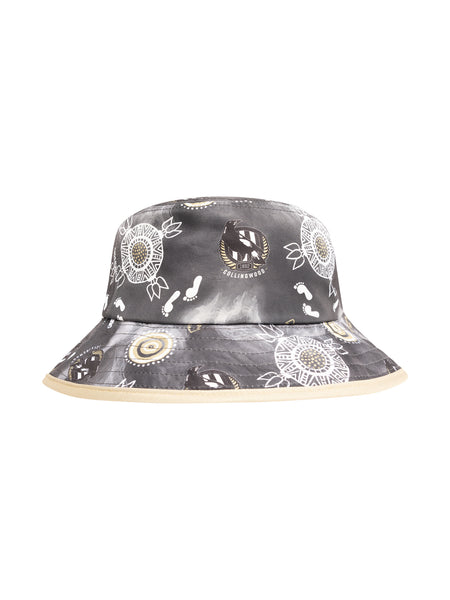 Collingwood Magpies Mens Adults Indigenous Bucket Hat