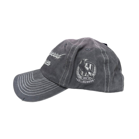 Collingwood Magpies Mens Adults Cotton Sunbleached Dad Cap