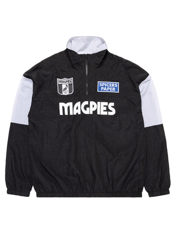 Collingwood Magpies Mens Adults Throwback Windbreaker Pullover Jacket