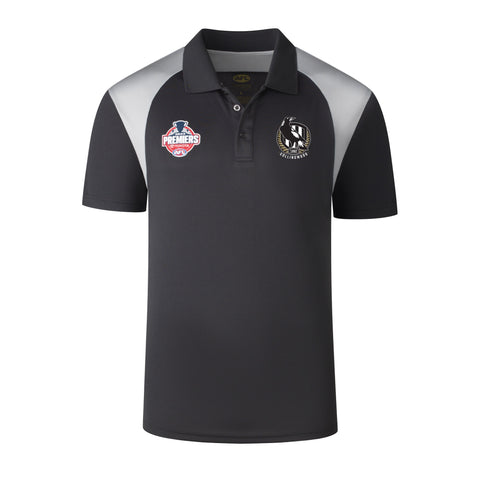 Collingwood Magpies 2023 Premiers Mens Adults P1 Polo Shirt