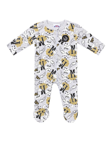Collingwood Magpies Babies Infants Cloud Coverall Romper Onesie