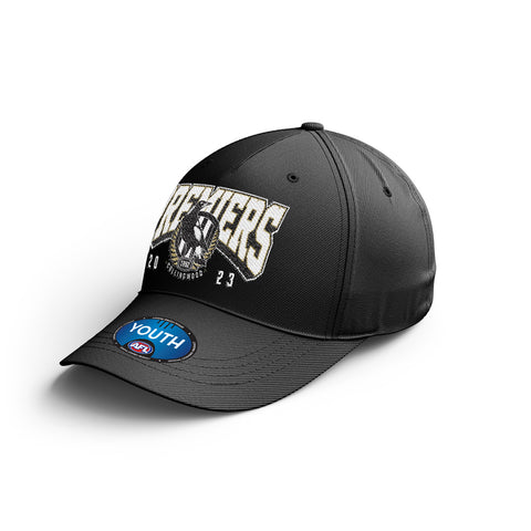 Collingwood Magpies 2023 Premiers Youth Kids P1 Cap