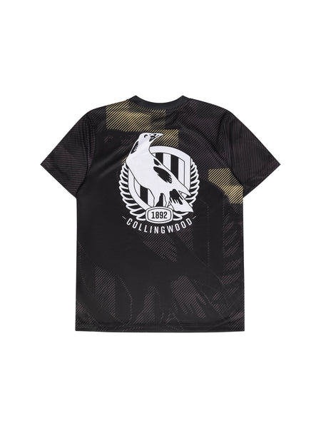 Collingwood Magpies Boys Youth Polyester All Over Tee