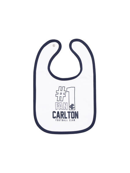 Carlton Blues Babies Infants 2 Pack Bib Set