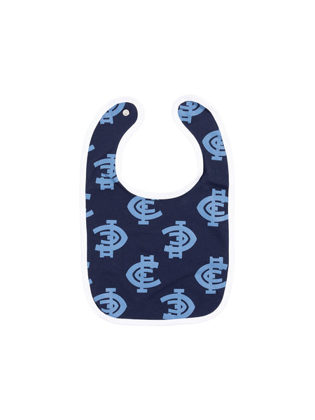 Carlton Blues Babies Infants 2 Pack Bib Set