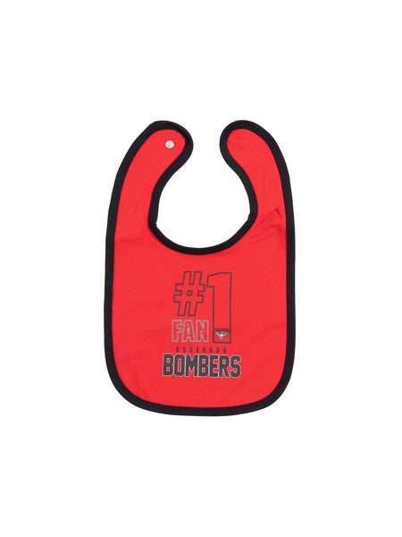 Essendon Bombers Babies Infants 2 Pack Bib Set