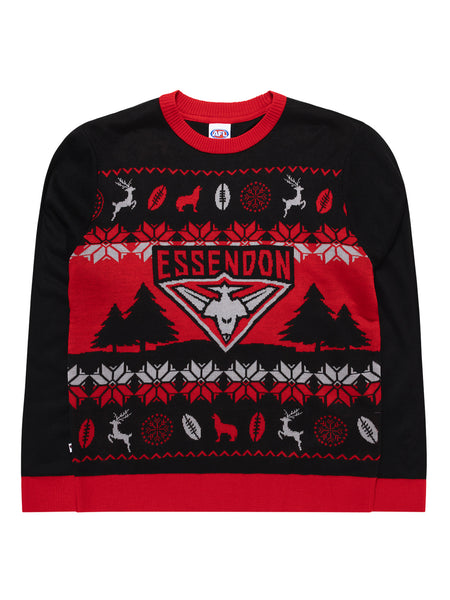 Essendon Bombers Mens Adults Winter Knit Sweater