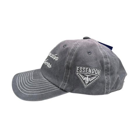 Essendon Bombers Mens Adults Cotton Sunbleached Dad Cap