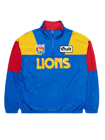 Fitzroy Lions Mens Adults Throwback Windbreaker Pullover Jacket