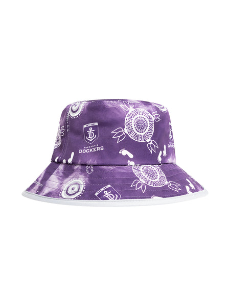 Fremantle Dockers Mens Adults Indigenous Bucket Hat
