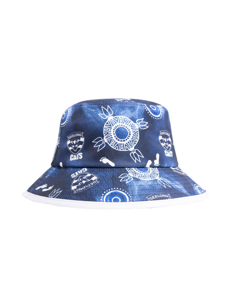 Geelong Cats Mens Adults Indigenous Bucket Hat