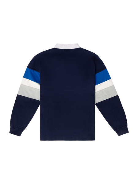 Geelong Cats Mens Adults Paneled Rugby Top Polo