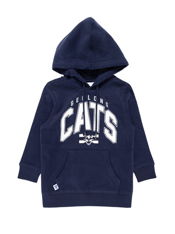 Geelong Cats Youth Kids Team Crest OTH Hoody