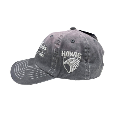 Hawthorn Hawks Mens Adults Cotton Sunbleached Dad Cap