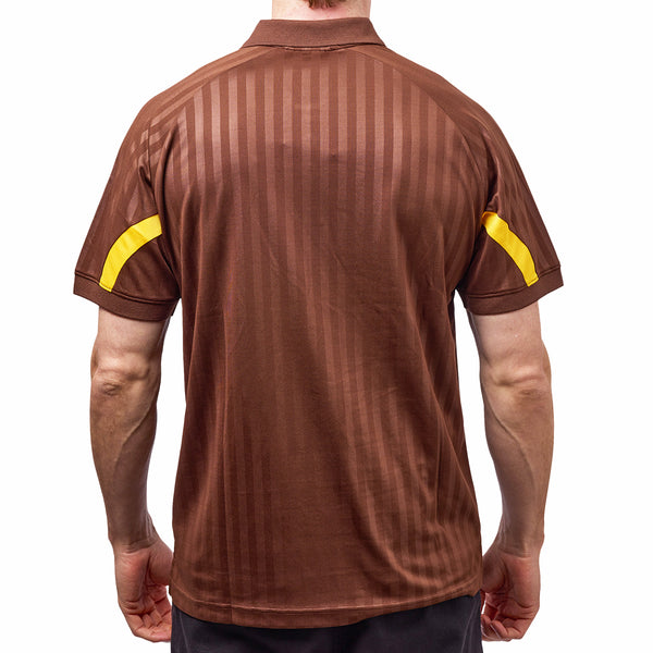 Hawthorn Hawks AFL Mens Shaped Panel Poly Polo Shirt