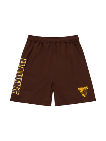 Hawthorn Hawks Kids Youths Performance Shorts