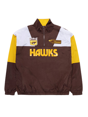 Hawthorn Hawks Mens Adults Throwback Windbreaker Pullover Jacket