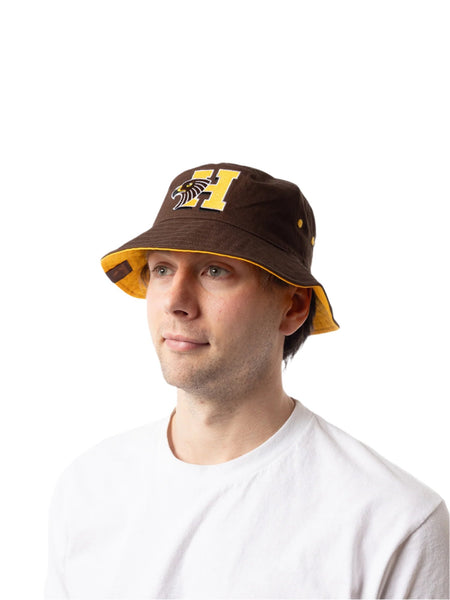 Hawthorn Hawks Mens Adults Letter Graphic Bucket Hat