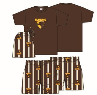Hawthorn Hawks Youth Game Day Pyjamas PJ Set