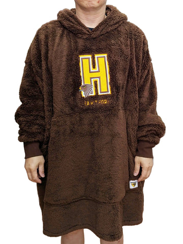 Hawthorn Hawks Flanket Sherpie Over Sized Blanket Hoodie